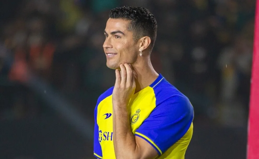 Esto hizo Cristiano Ronaldo al ver el buen desempeño de un jugador del Al-Nassr