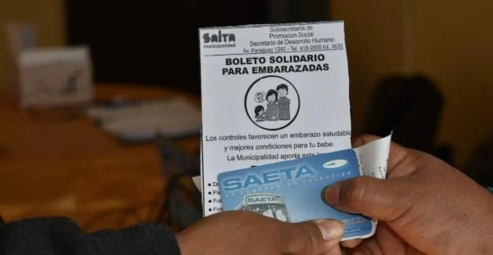 La Municipalidad de Salta anunció la fecha para la carga del Boleto Solidario