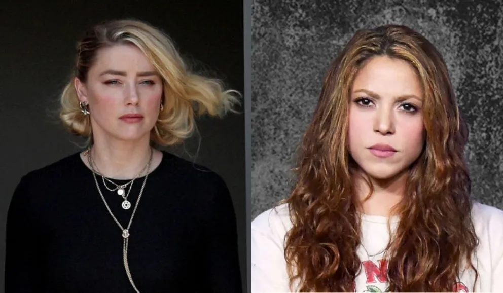 El increíble motivo por el que Shakira es comparada con Amber Heard