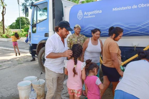 Crisis Hídrica: Gustavo Sáenz recorrió las localidades más afectadas 