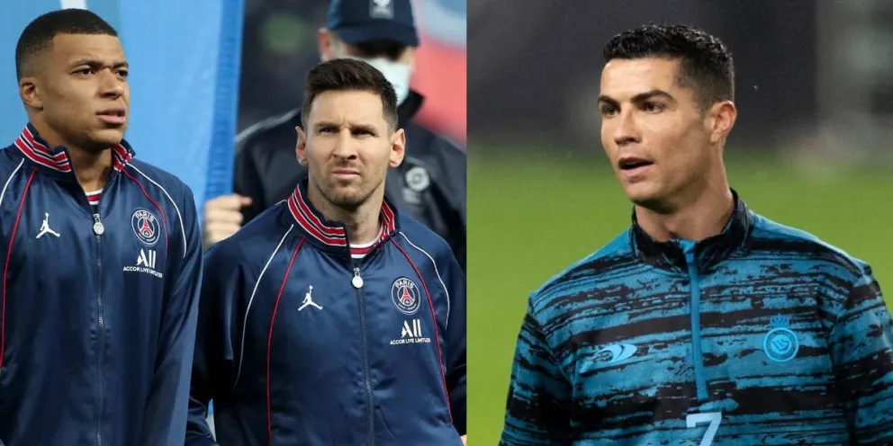 Cristiano Ronaldo totalmente humillado por una situación que involucra a Lionel Messi y Mbappé