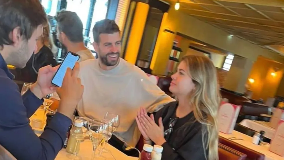 Gerard Piqué y Clara Chía