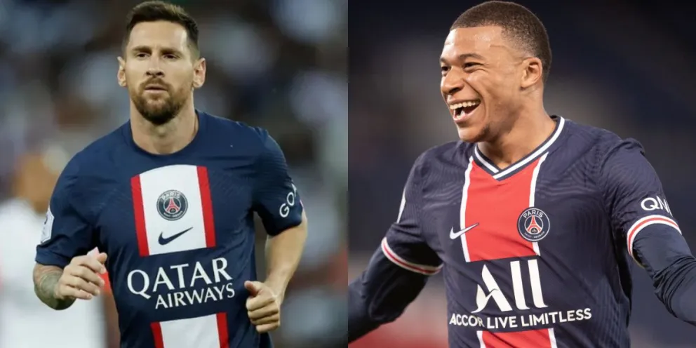 Kylian Mbappé contento tras las fuertes críticas a Lionel Messi por una inesperada reacción en el PSG
