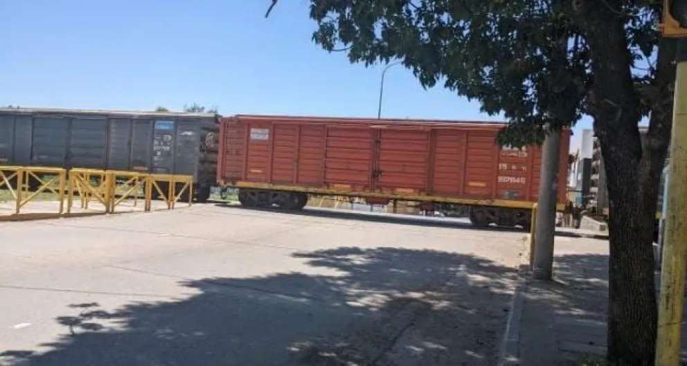 ¡Que peligro! El centro salteño se vio afectado esta tarde por el descarrilamiento de un tren 