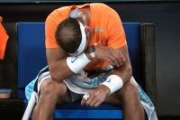 Rafael Nadal, como muy pocas veces se lo vio tras quedarse afuera de un torneo