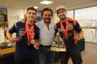 Gustavo Sáenz felicitó a los hermanos Benavides: "Puso a Salta en lo más alto del motociclismo a nivel mundial”