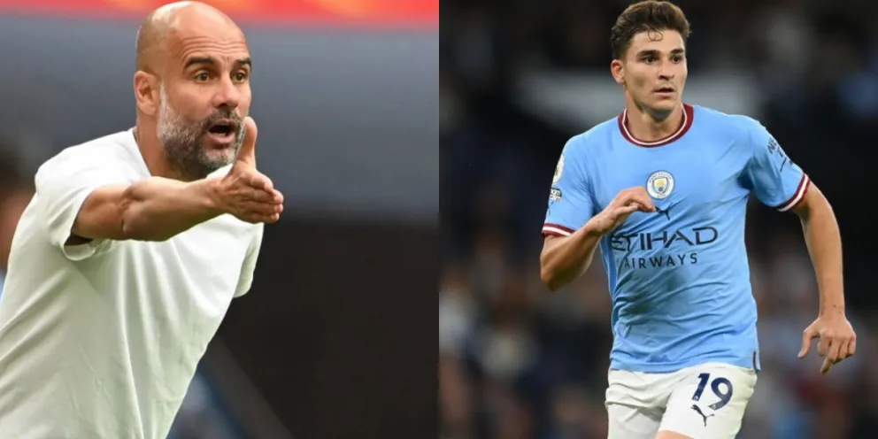 Julián Álvarez rompe el silencio y opina de Pep Guardiola tras dejarlo en el banco