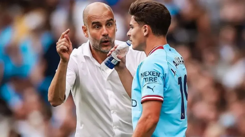 Guardiola preocupado: ante la falta de minutos un gigante europeo quiere llevarse a Julián Álvarez