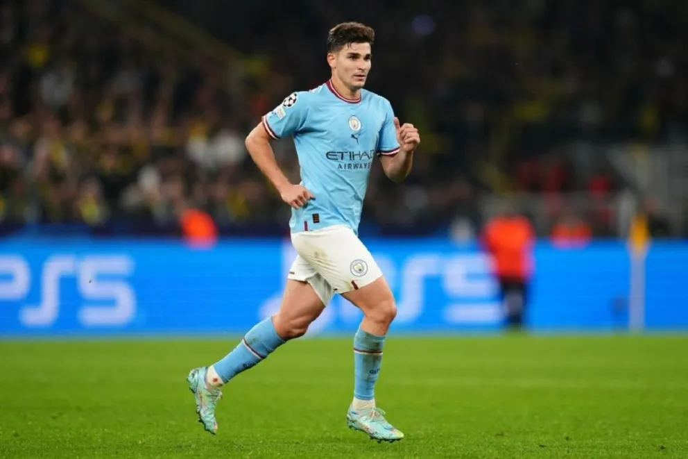 Julián Álvarez presiona a Pep Guardiola para ganarse su lugar en el equipo: jugó y metió este golazo
