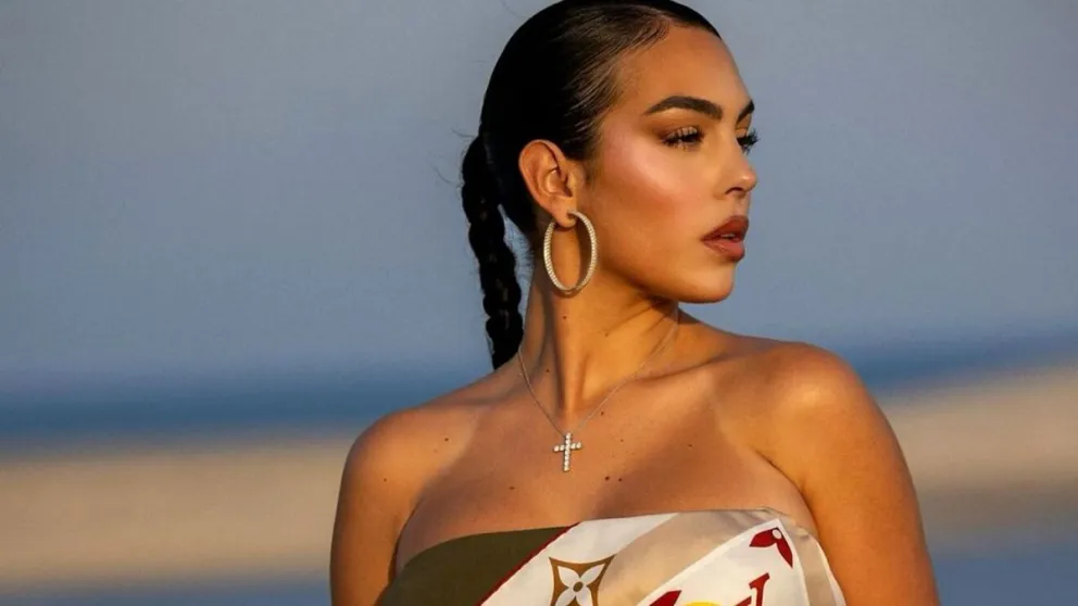 Georgina Rodríguez incumple el código de vestimenta de Arabia Saudita y podría ser multada  
