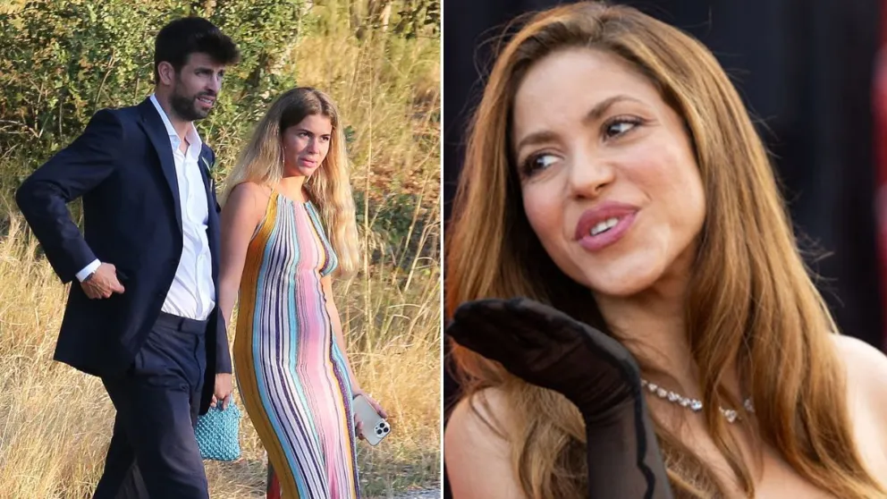 Gerard Piqué, Clara Chía Martí y  Shakira