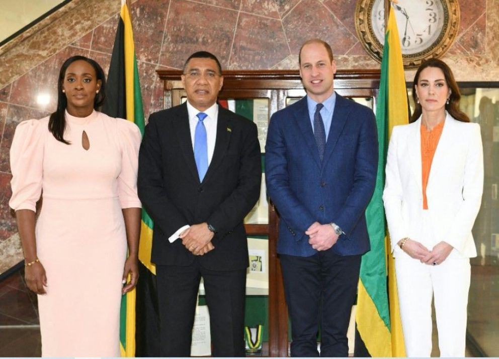El príncipe Guillermo y Kate Middleton visitaron Jamaica en 2022.