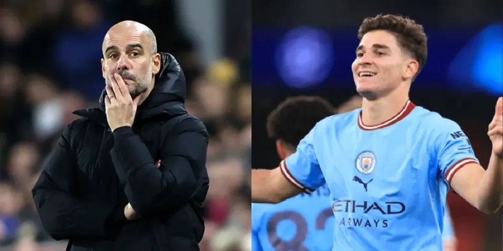 Limpieza en el Manchester City: la decisión de Pep Guardiola sobre la continuidad de Julián Álvarez