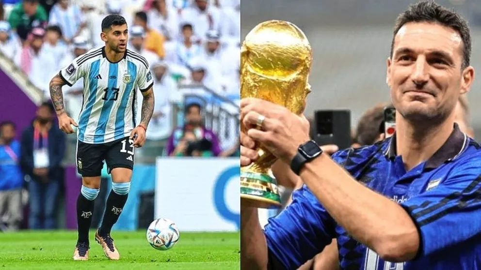 Esto dijo el Cuti Romero sobre Lionel Scaloni en medio de la renovación del contrato