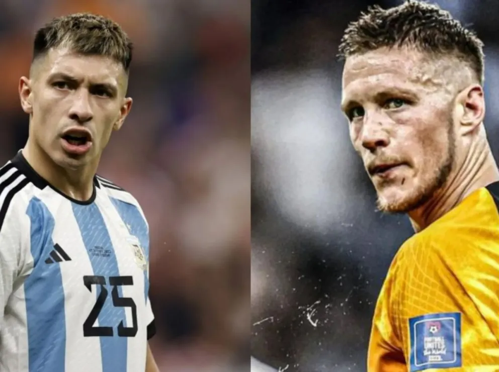 Esta fue la reacción de Lisandro Martínez tras el gol de Wout Weghorst, el neerlandés que se peleó con Lionel Messi