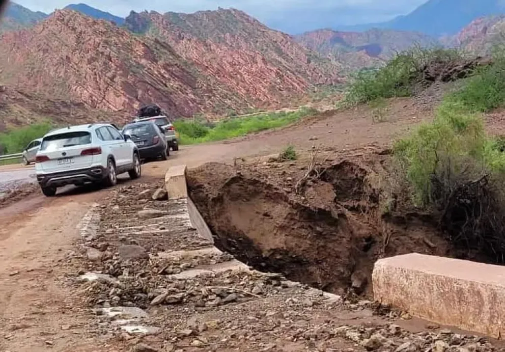 El puente Morales ya está en reconstrucción y esperan tenerlo listo antes de la Serenata a Cafayate