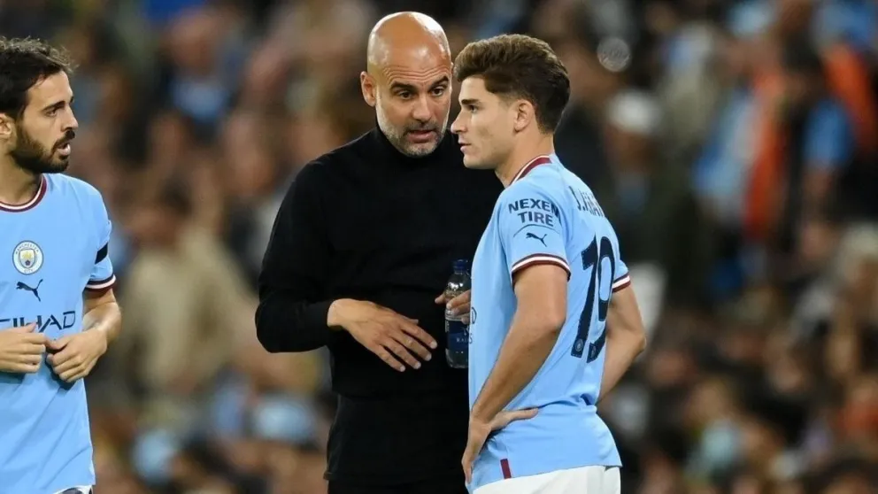 Mientras Pep Guardiola lo desprecia en el Manchester City, esto es lo que vale Julián Álvarez en el mercado
