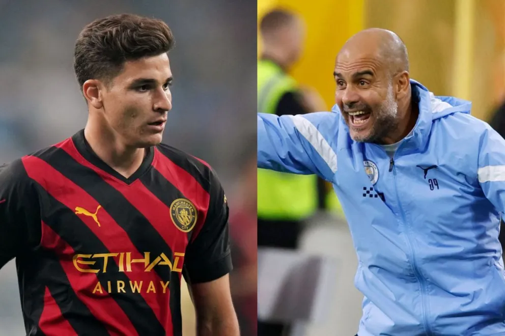 Así le responde Julián Álvarez al poco protagonismo que le da Pep Guardiola en el Manchester City 