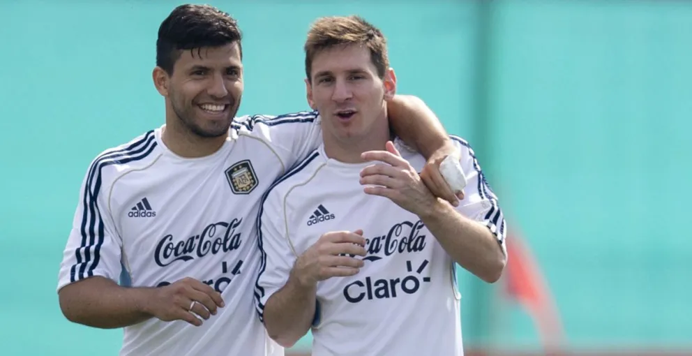 La extraña actitud de Lionel Messi cuando entrenaba con el Kun Agüero que muchos desconocían 