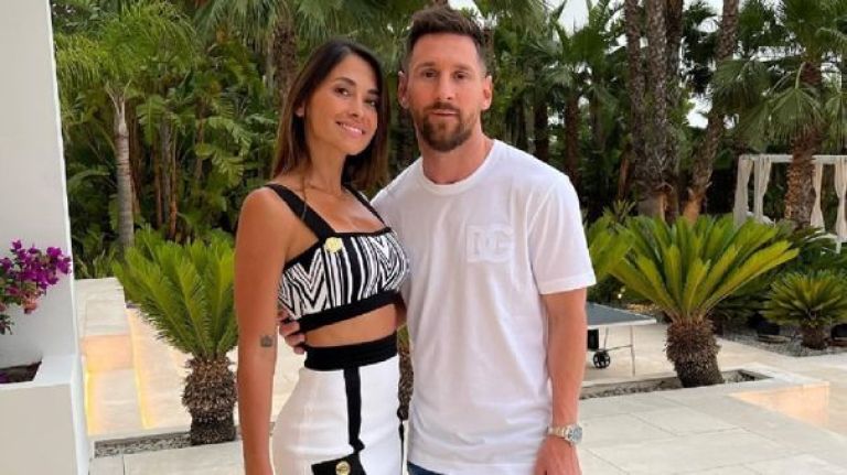 antonela rocuzzo y lionel messi