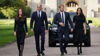 Príncipes Guillermo y Harry, Kate Middleton y Meghan Markle