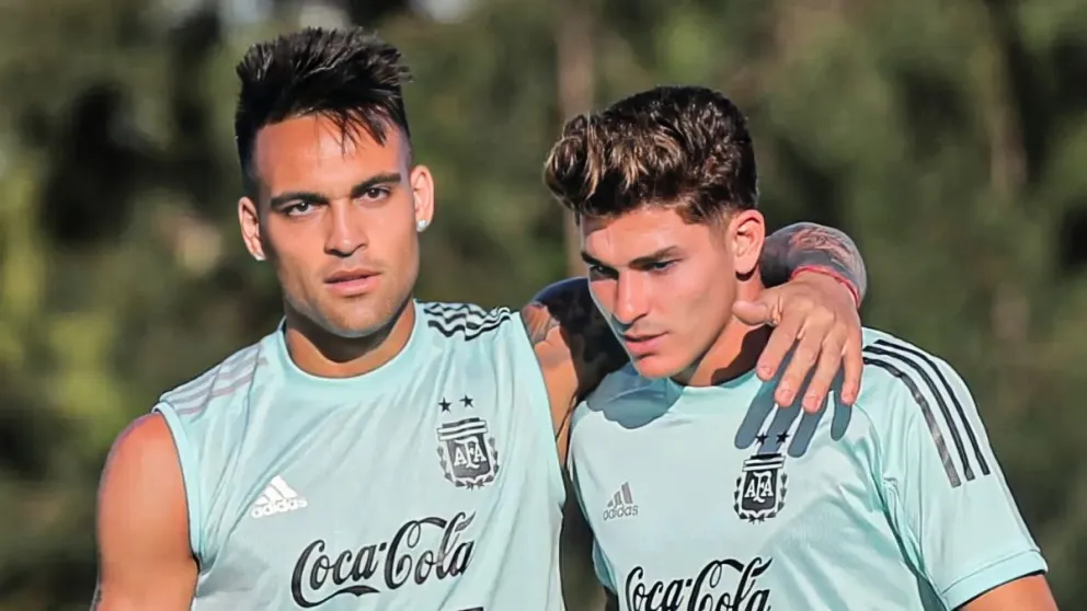 Tiembla Julián Álvarez: el mensaje de Lautaro Martínez a Scaloni para volver a ser titular