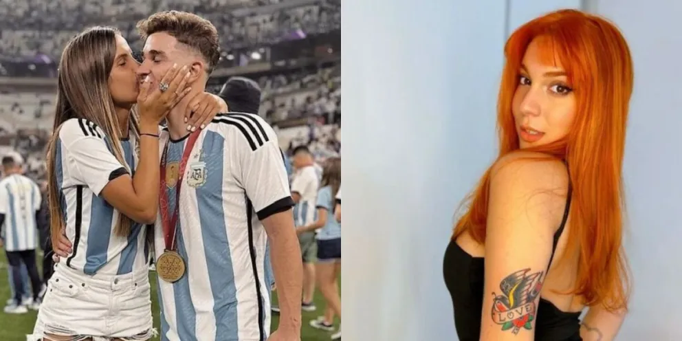 Una modelo le envió un fogoso regalo a Julián Álvarez que le podría traer problemas con su novia, Emilia Ferrero
