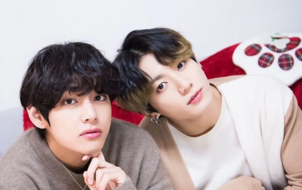 Esta es la sugestiva foto de V y Jungkook de BTS que impactó en redes