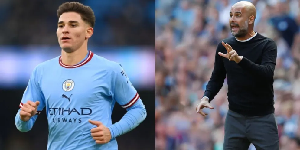 Tiembla Pep Guardiola: Julián Álvarez rompió el silencio sobre su titularidad en el Manchester City