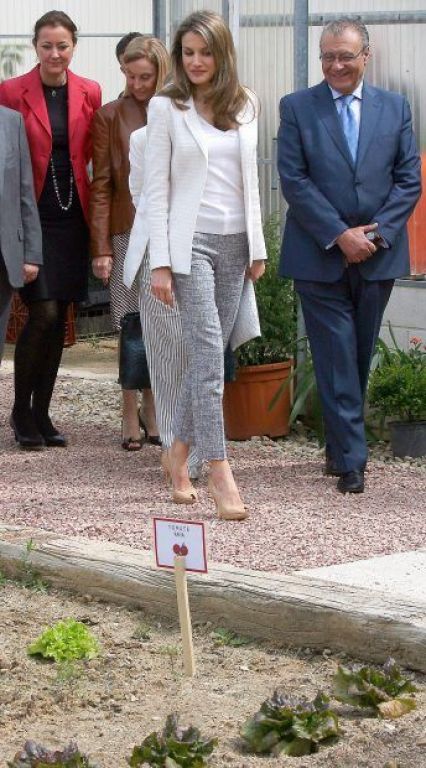 La reina Letizia tiene su propio huerto.