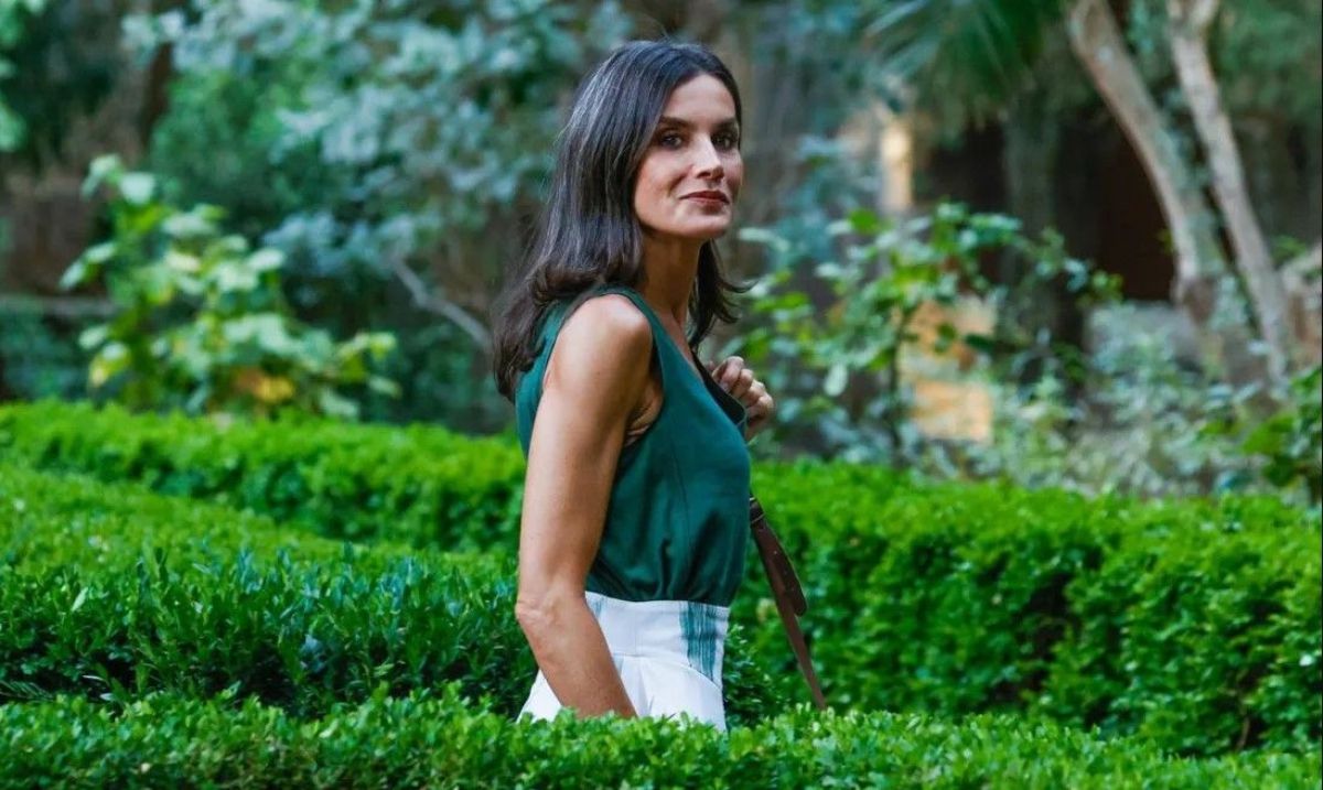 La reina Letizia disfruta de las plantas y la naturaleza.