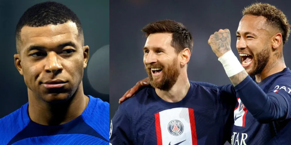 En el peor momento de Kylian Mbappé, lo que hicieron Lionel Messi y Neymar que lo enfuerecerá