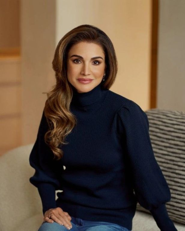 Reina Rania de Jordania.