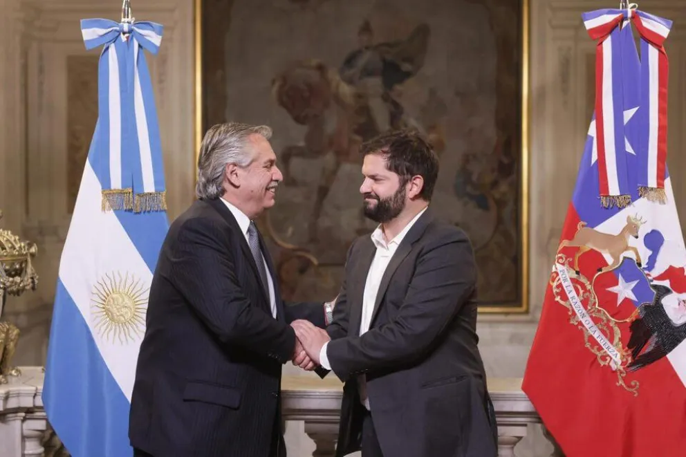 El mensaje de Alberto Fernández a Gabriel Boric por los incendios en Chile