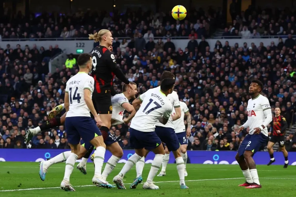 Con Julián Álvarez de titular, el Manchester City perdió 1-0 contra el Tottenham del Cuti Romero