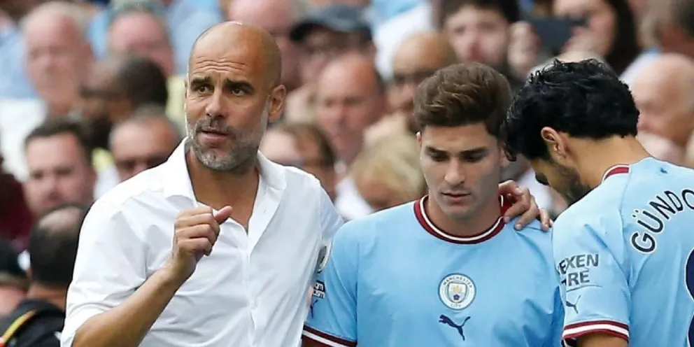  Un Campeón del Mundo fulminó a Guardiola por su trato a Julián Álvarez en el City: esto dijo