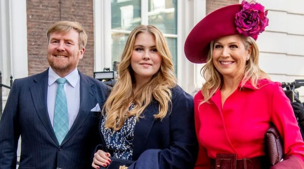 El agitado viaje de Guillermo, Máxima y Amalia de Holanda: los looks y el aterrizaje de película