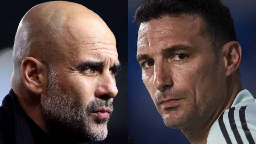 Esta es la exorbitante suma de dinero que gana Pep Guardiola en comparación con Lionel Scaloni