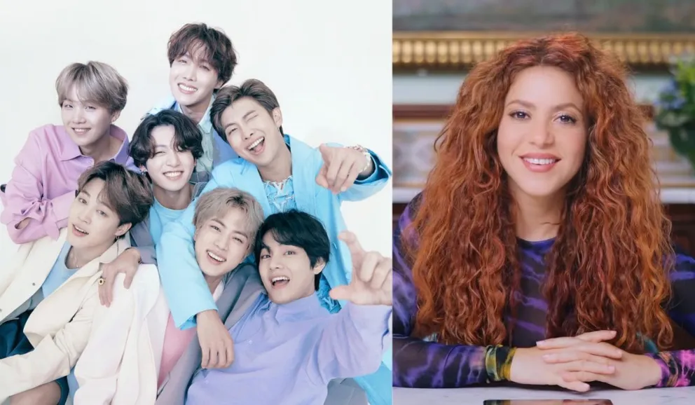 BTS cumplió su más grande sueño y cantó con Shakira: el video que se volvió furor en redes