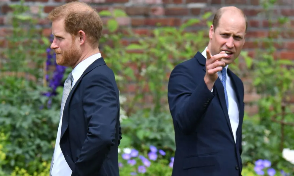 Estas son las terribles imágenes de la pelea entre el príncipe Harry y el príncipe Guillermo que son furor en las redes