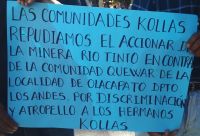 Comuneros de Olacapato en contra de catering multinacional