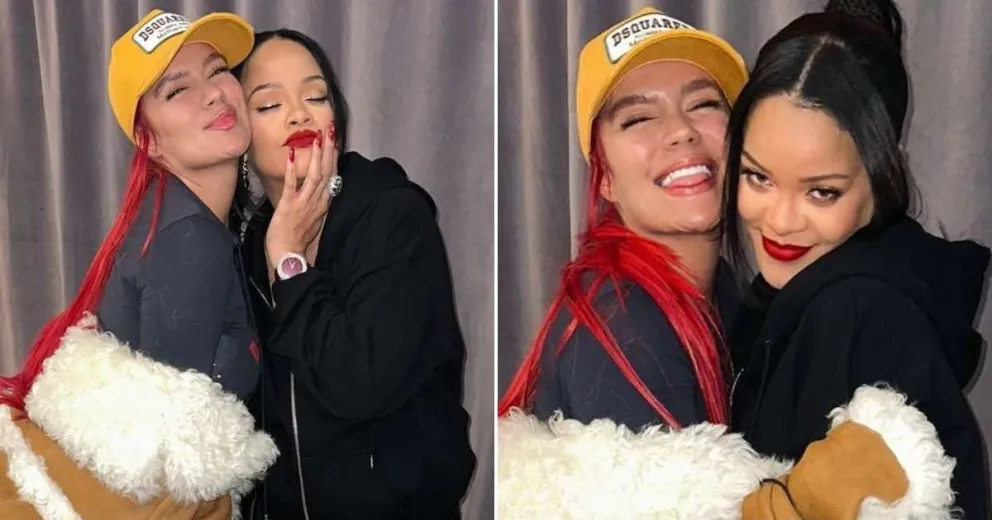 Este fue el escandaloso y sucedido encuentro entre Karol G y Rihanna del que todos hablan
