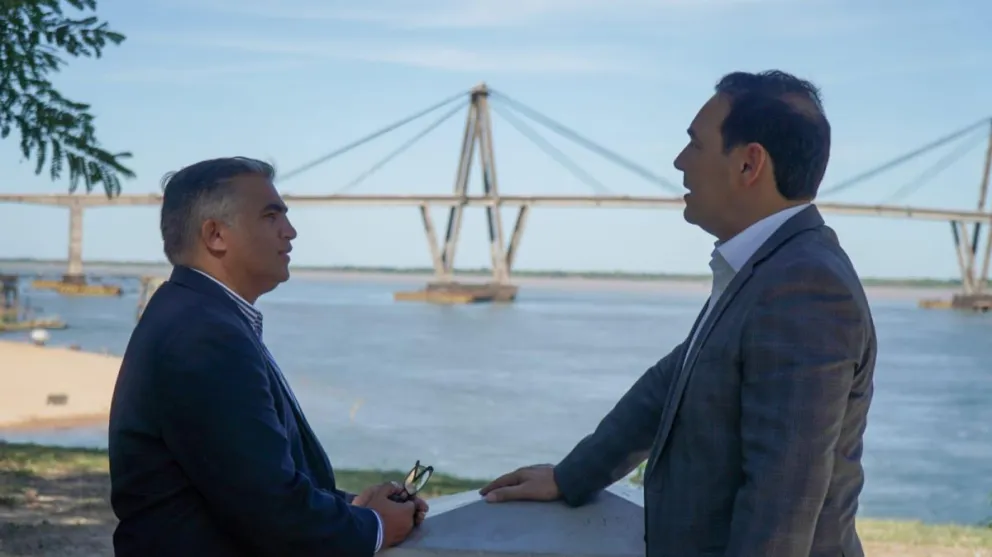 Un nuevo aliado: Miguel Nanni llego a Corrientes como invitado especial del gobernador