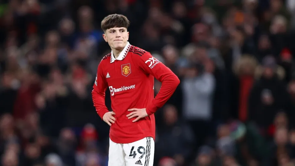 Tensión en el Manchester United: Alejandro Garnacho se cansó del técnico y busca una salida