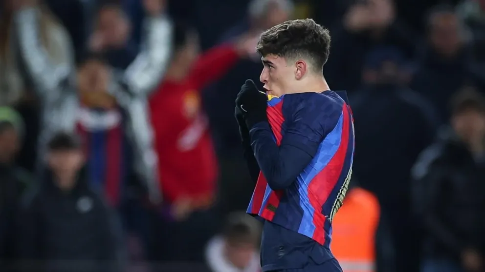 La noticia que recibió Gavi ante el Manchester United que alarmó a la princesa Leonor
