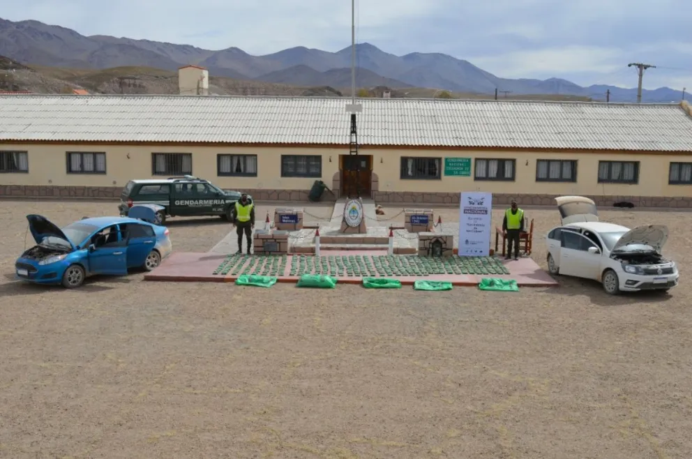Foto de archivo decomiso en San Antonio de los Cobres.