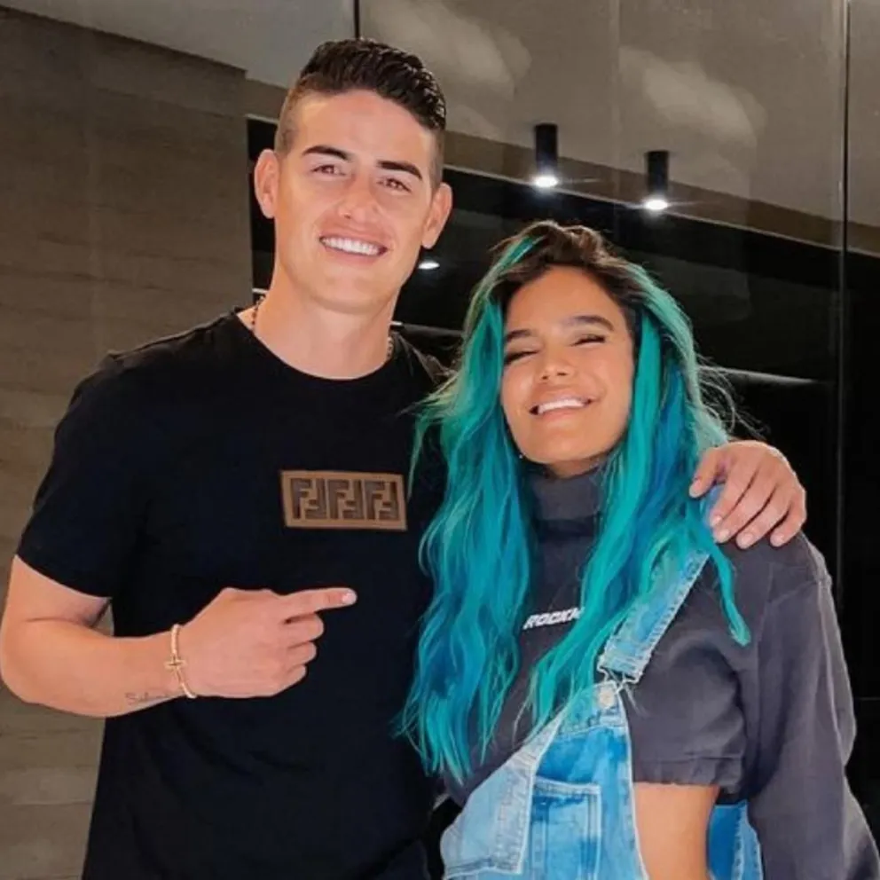 James Rodriguez es cautivado por el impactante cuerpo de Karol G y se olvida de Daniela Acuña