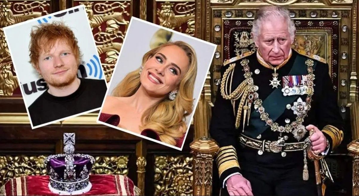 Carlos III quiere que Ed Sheeran y Adele estén en su coronación.