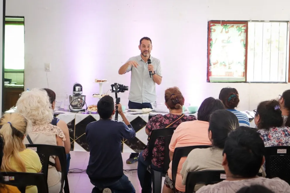 En una actividad barrial, Emiliano Durand oficializó su candidatura a la intendencia de Salta