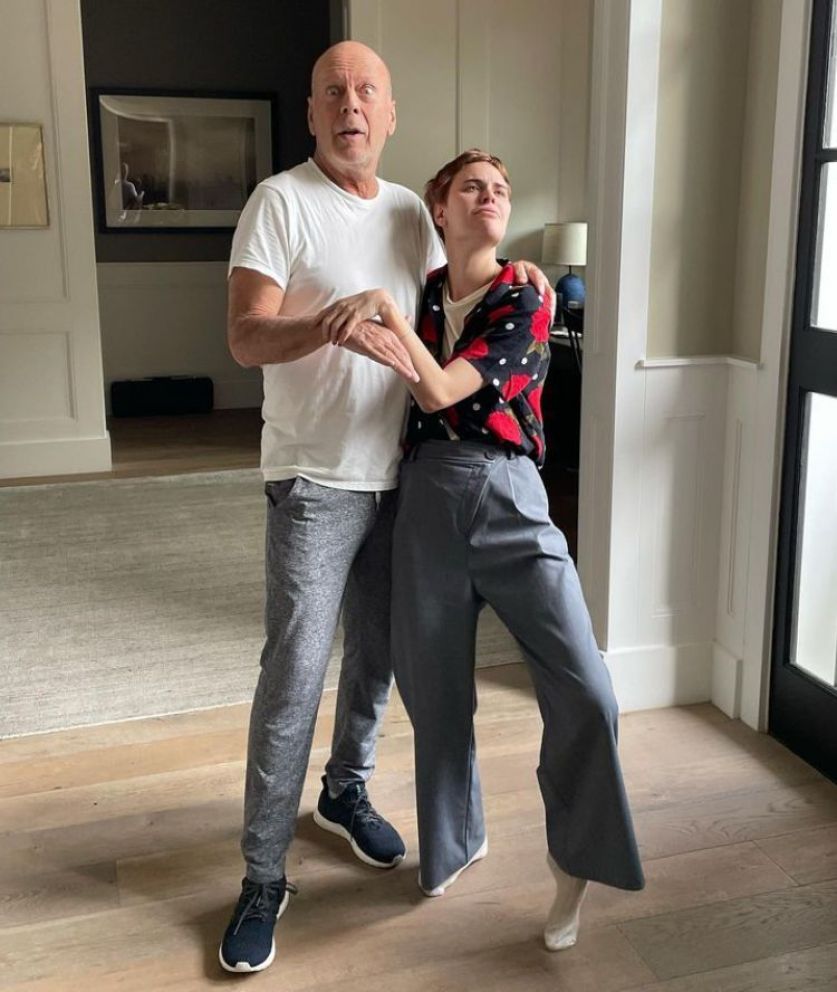 Bruce Willis y su hija 